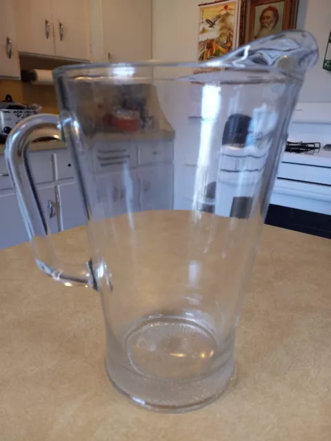 LIBBEY 60oz Clear Glass Pitcher MPN 5260 Easy Pour Flared Lip LEAD-FREE