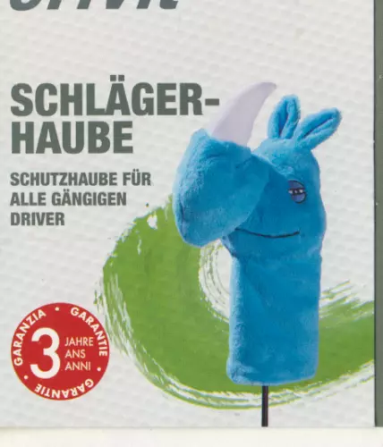 Golf Schutzhaube Schlägerhaube Driver Plüsch  Handpuppe headcover Nashorn