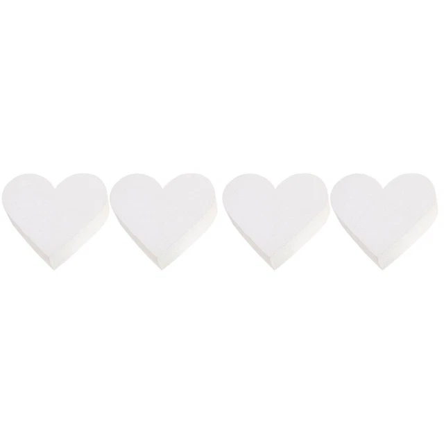 4 pz manichini per torta a forma di cuore riutilizzabili torta finta torta torta nuziale schiume