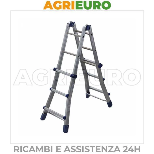 Scala in alluminio telescopica FACAL Briko Blu - m 2,88 - 6 + 6 - telescopica