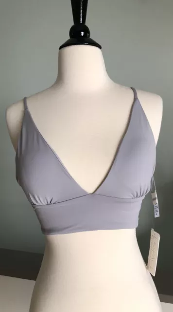 NWT L Space Gray Olivia Swimsuit Bikini Top Large Style LSOLT17