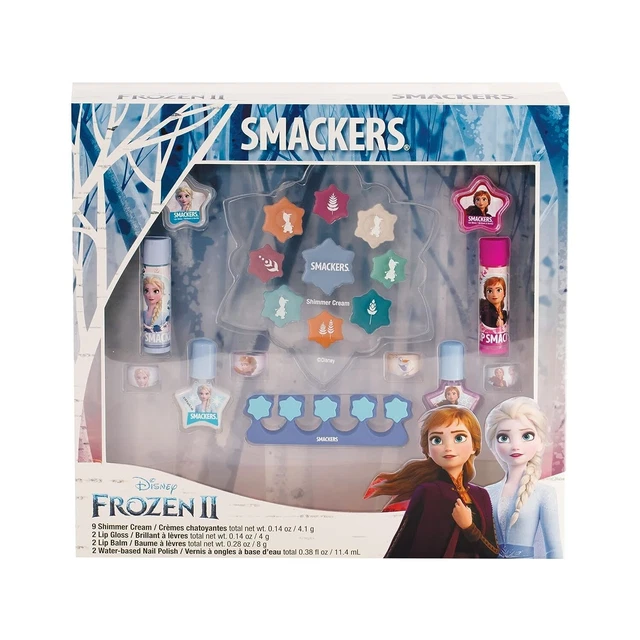 Lip Smacker Disney Frozen Ii Color Makeup Set For Girls, Cream, Lip Gloss & Balm
