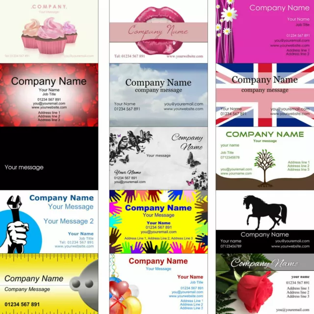 Personalised Business Cards Print Business Cards Templates Or Upload Your Own