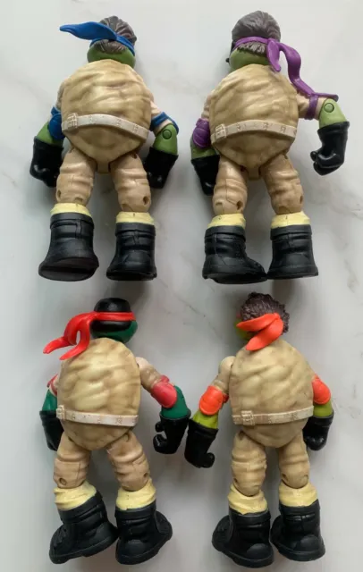 4 x Teenage Mutant Ninja Turtles Ghostbusters Leonardo Raphael Donatello Figures 2