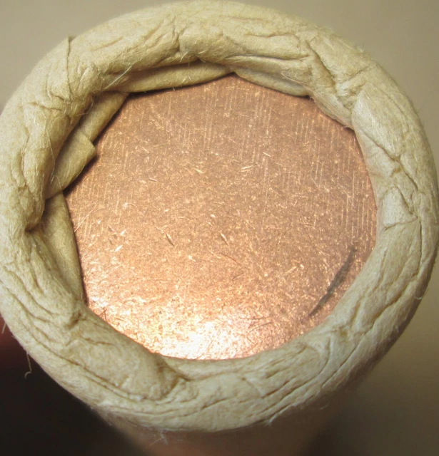 Old Roll Lincoln Wheat Penny Blank Planchet / 1943-S End Coins Obw Pristine Cent