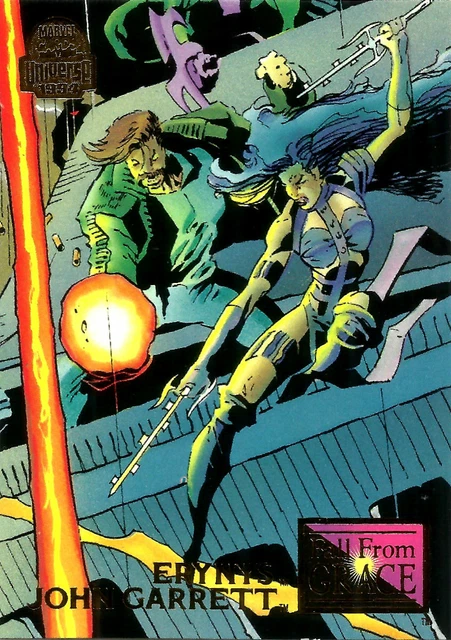 MARVEL UNIVERSE, SERIES 5, 1994, BASE Trading Card # 69, ERYNYS, JOHN GARRETT