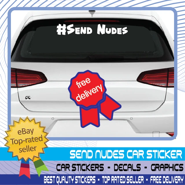 Send Nudes Vinyl Decal Sticker Japanese JDM Slammed Drift Stance One Punch Oppai