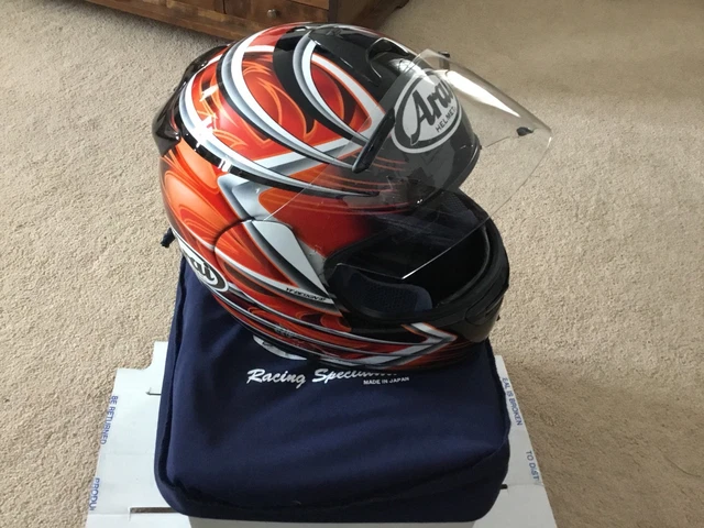 arai chaser spike red helmet ARAI CHASER SPIKE Red XL Helmet With Pinlock Pre-owned £151.00