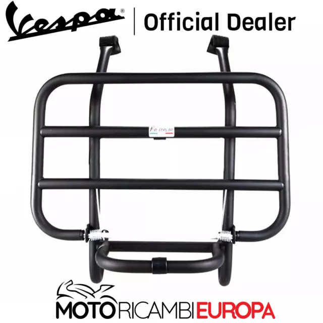 PORTAPACCHI ANTERIORE NERO Vespa 50 Special RLN 125 ET3 PX PE 150 LML STAR MOD G