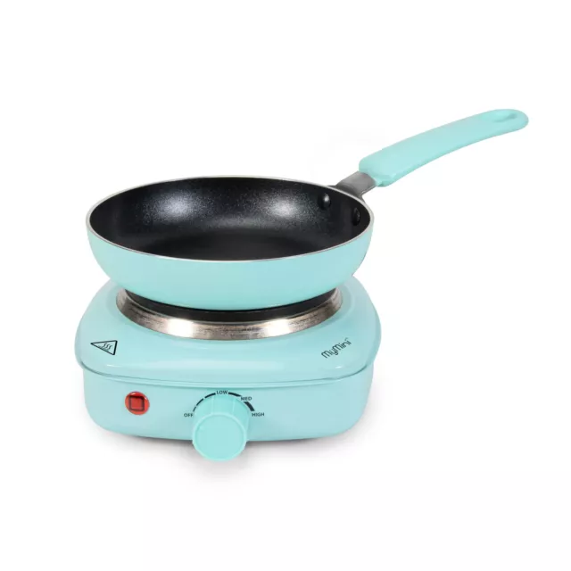 Blue 2 Piece Urban Cook Set, adjustable temperature control, gift for weddings