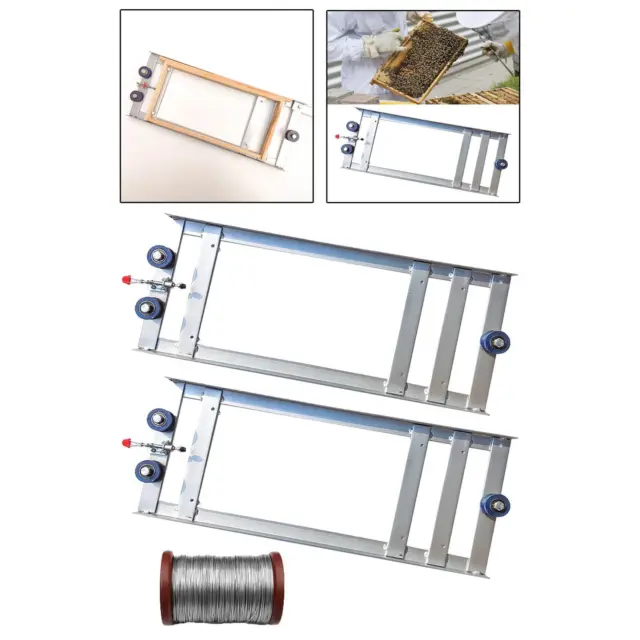 Outil de fil de cadre de ruche d'abeilles d'acier inoxydable, outil d'apiculteur