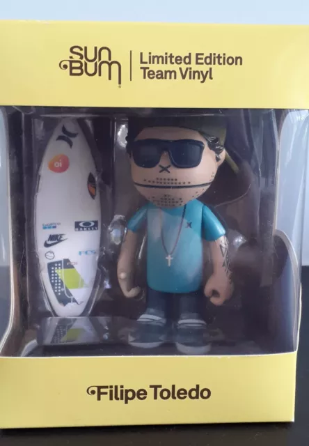 Sum Bum Limited Edition Team Vinyl Filipe Toledo Boxed Collectable