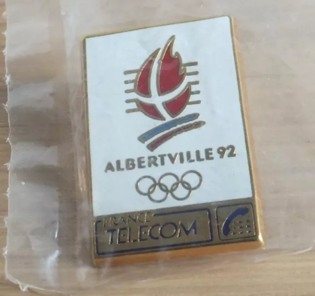 Pin's Jeux Olympiques d''ALBERTVILLE 1992 - FRANCE TELECOM