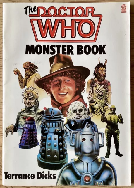 Doctor Who Monster Book, 1985, Terrance Dicks, Target, Good Condition, No Poster