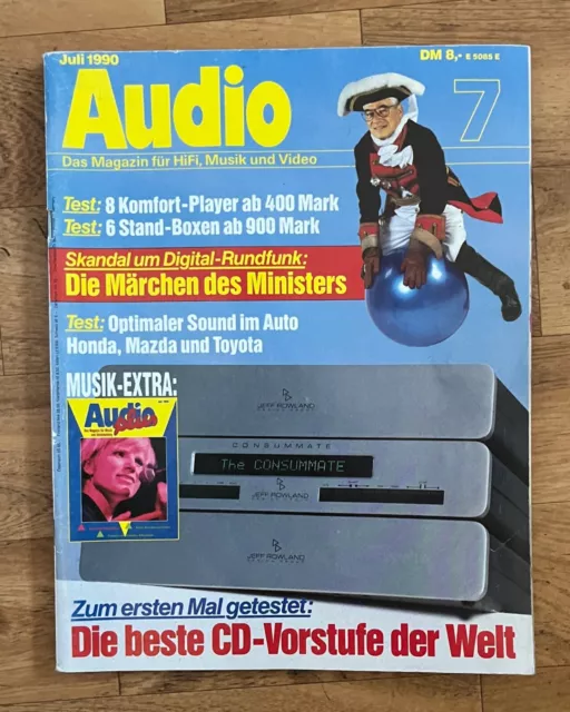 Audio, Das Magazin für HiFi, Musik und Video, Heft Juli 1990