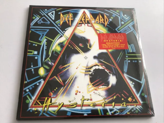 Def Leppard Hysteria Vinyl 2 LP New Sealed ANIMAL LOVE BITES Heavy Weight LOOK