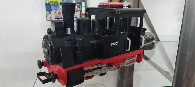 PLAYMOBIL CONSTRUCTION FERROVIAIRE 4017*-* locomotive à vapeur