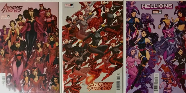 Avengers Forever #1,#2, Hellions #13 Dauterman Variant Marvel Comics Nm Lot 2022