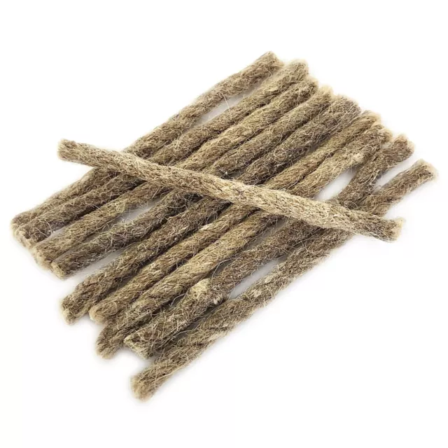 Natural Waxed Jute Hemp Rope Tinder Sticks Fire Lighting Bushcraft Survival EDC