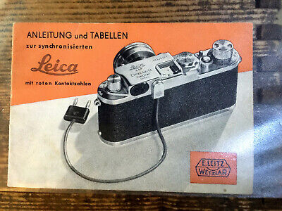 Le Leica système cahier prospectus publicité en allemand 23 S Pages Original V 1954 