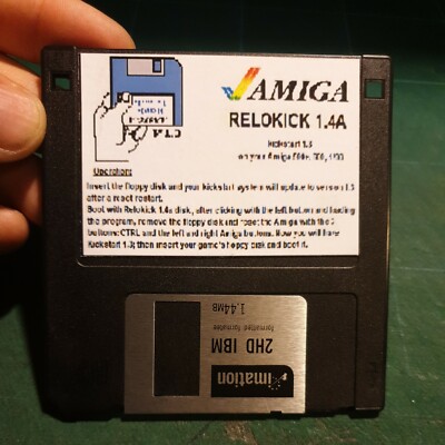 CALCIO 1.3 Amiga Disk AMIGA degrader/GIOCO FRUIT/relokick 1.3 