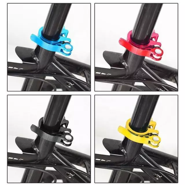 Mountain Bike MTB Road Bicycle Seat Alloy Post Clamp Bolt Quick Release Tool UK 3