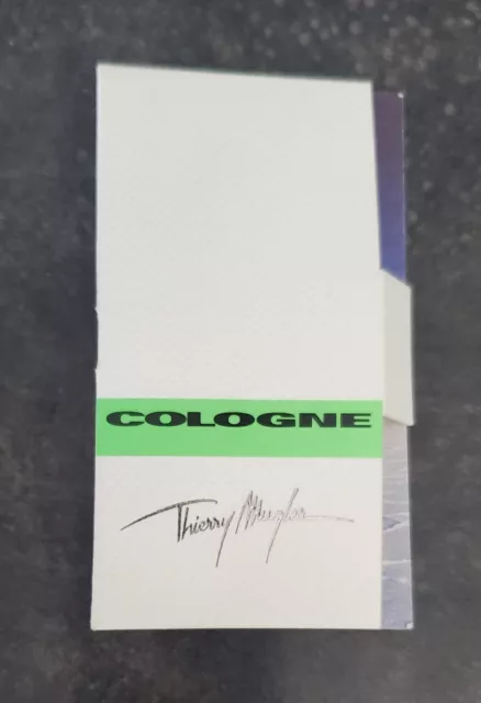 Echantillon  tigette  - perfume sample - Cologne de Thierry Mugler