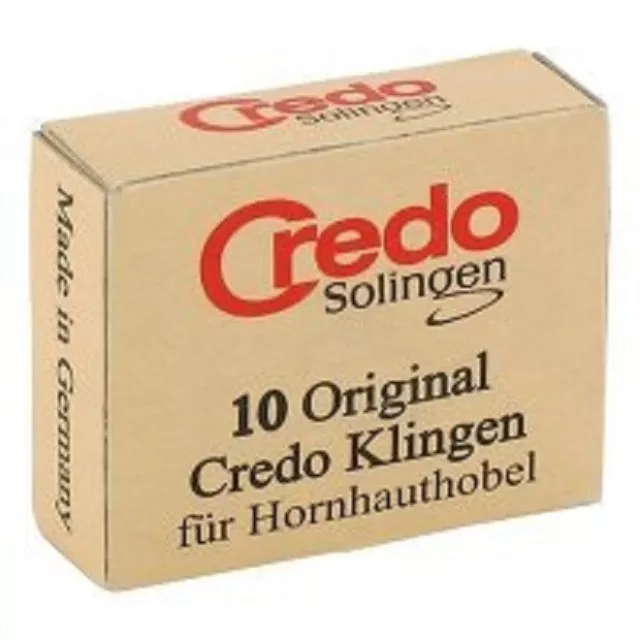 Credo Hornhauthobel - Längshobel  KLINGEN  " Made in Germany "