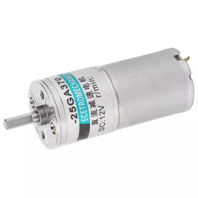 DC Gear Motor Micro CW CCW Permanent Magnet Automated Industry 12V 20rpm/min❤