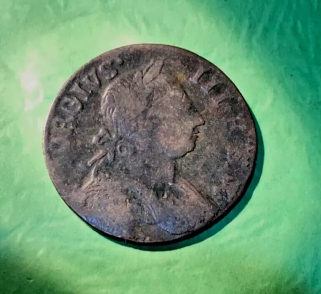 ☆ AMAZING !! - 1775 King George III Revolutionary War Coin !! ☆ SHARP DETAILS ☆
