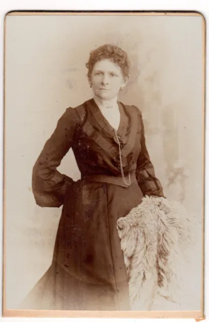 Antique Photo CDV - Portrait of a Woman - A. Jandorf & Co - Germany - Berlin