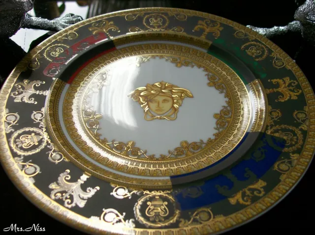 Rosenthal Versace I love Baroque and Roll 2 x Brotteller 18 cm **1 A NEUWARE**