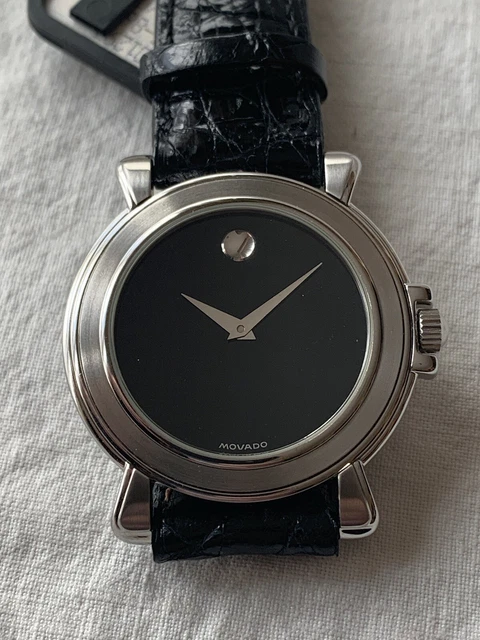 Movado Museum Concerto manuale ref. 84.35.865 cassa acciaio anno 1986 tag NUOVO