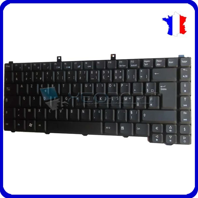 Clavier AZERTY Français Neuf Pour Acer Aspire 7750 - Clavier Complet Noir, Remplacement Direct - Compatible Acer