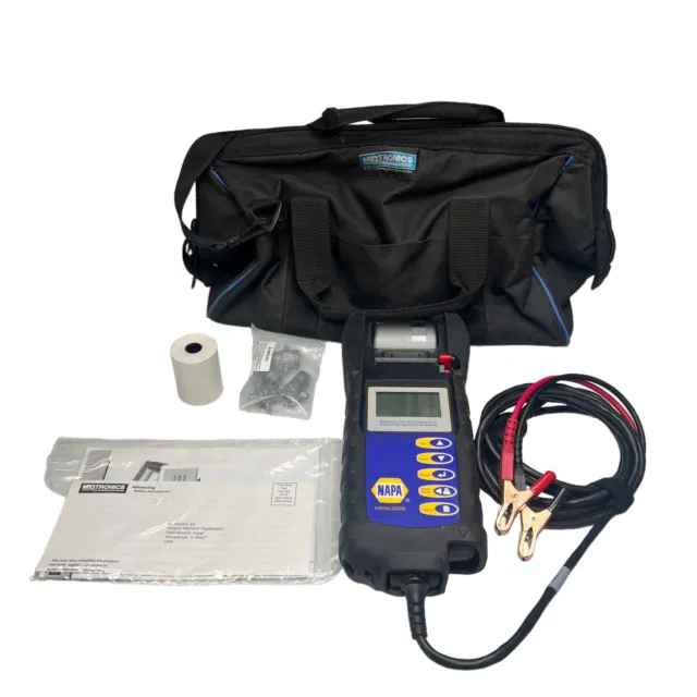 Napa MDX-225 Battery Conductance and Electrical System Analyzer 1014104685 W Bag