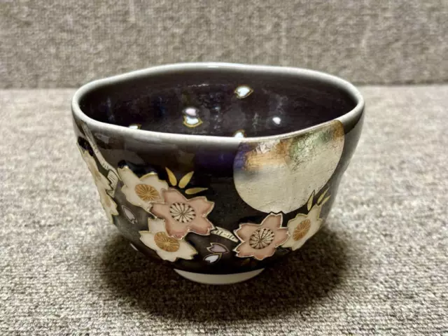 Chawan Japanese Tea Bowl Pottery Antique B246