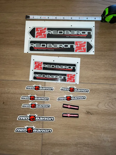 Red Baron G2 Decal Sticker Kit Crf50 Klx110 Crf70 Ttr110