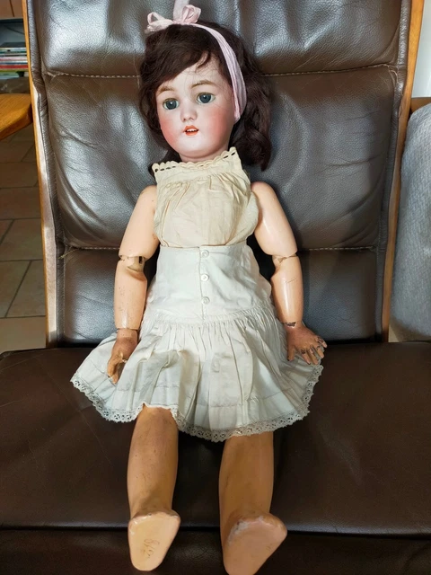 Ancienne Poupée porcelaine Simon & Halbig - 54 cm
