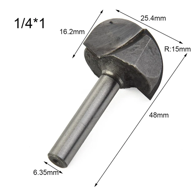 Versatile metallo per la lavorazione del legno 1 gambo diapositiva 1 punta route
