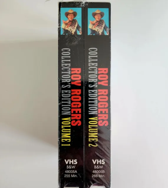 ROY ROGERS COLLECTOR'S Edition Volume 1 and 2 SEALED Vintage VHS 4 ...