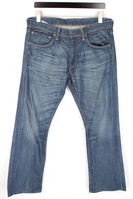 MENS LEVI STRAUSS & Co 501 Jeans Size W34 L30 Straight Indigo