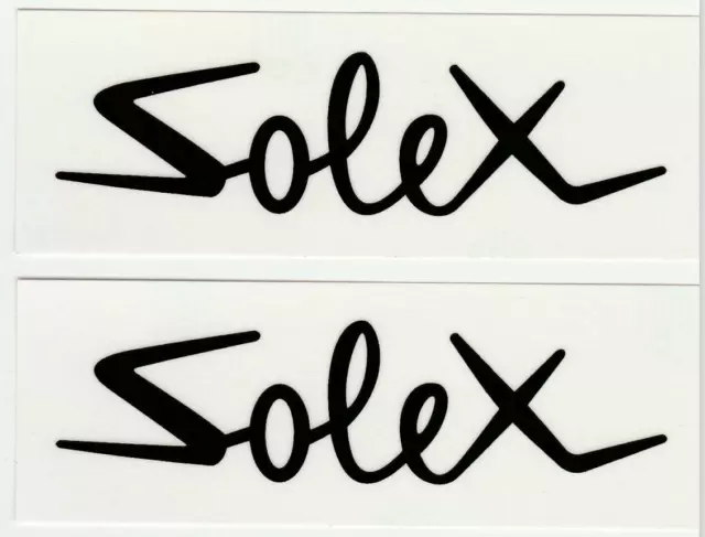 2 stickers black solex velosolex 2200 3300 3800 5000 decals sticker bike vintage