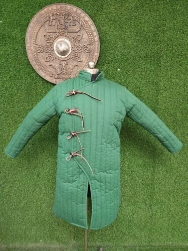 Medieval costumes Gambeson, Thick padded Jacket dress coat Aketon Armor,SCA LARP