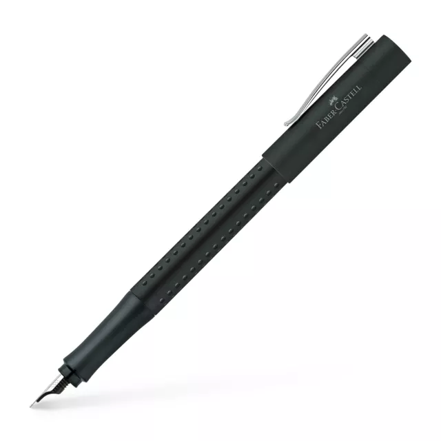 Faber-Castell Grip 2011 Fountain Pen - Black - Extra Fine Point  140908 - New