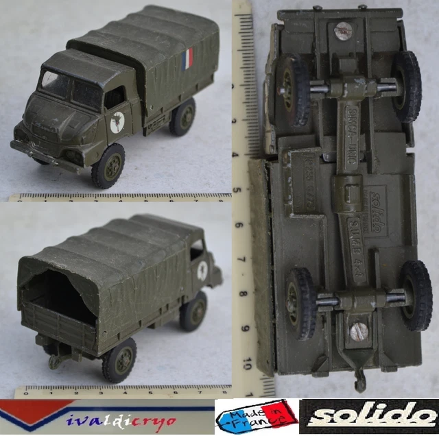 SIMCA-UNIC 4X4 AVEC CANON DE 105 SOLIDO 1/43