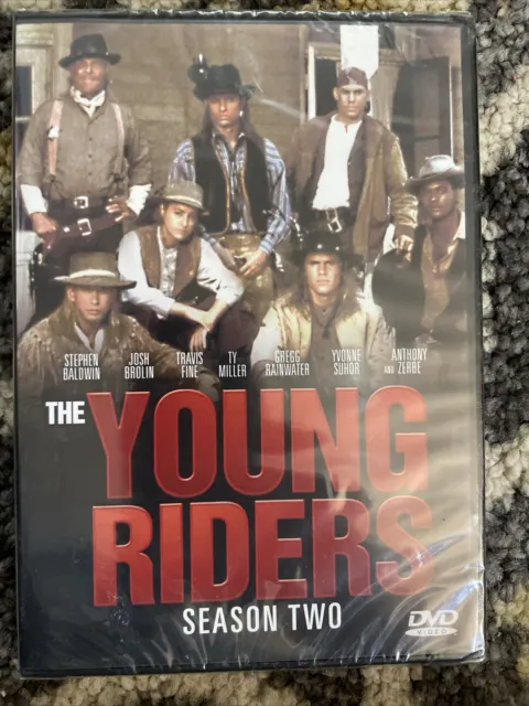 The Young Riders: Season Two DVD 4 Disc Set TV Show Series 1990-1991 RARE