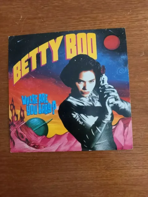 BETTY BOO : WHERE ARE YOU BABY? 7" Vinyl Single 45   (1990)