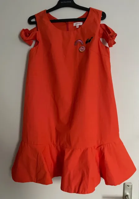 Robe orange CATIMINI - Taille 12 ans