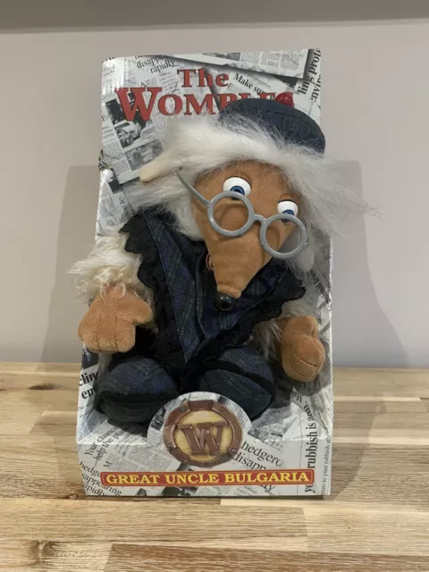 Wombles 1998 Great Uncle Bulgaria Soft Plush Toy By Elisabeth Beresford In Box