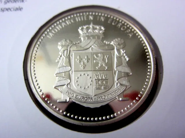 Numisbrief Victoria av Sverige Royal Monarchen Numisbriefe 40mm silber Medaille 3